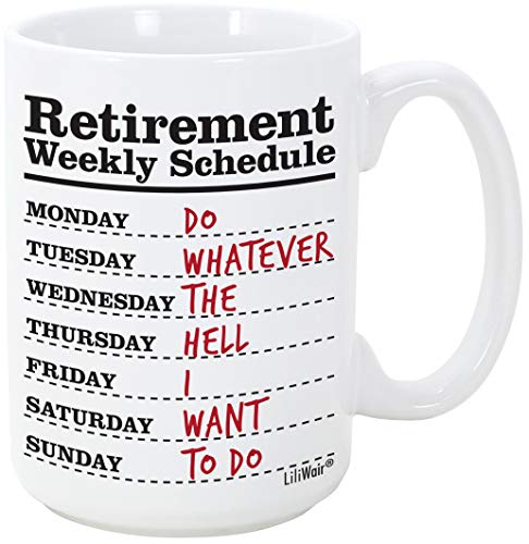 Funny Retirement Gift for Women Men Dad Mom Retirement Coffee Mug Gifts Retired Mugs for Friends Coworkers Office Family Unique Novelty Ideas for Her Nurses Navy Air Force Military Gag