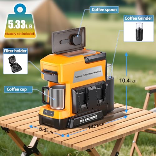 Taingwei Portable Coffee Maker for Dewalt