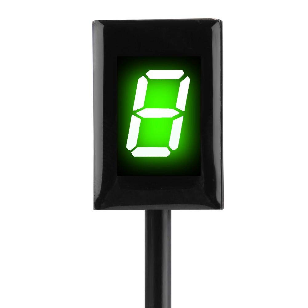6 Velocità Spina ECU - Indicatore di marcia per motocicli per indicatore di velocità digitale a 6 velocità con display a LED