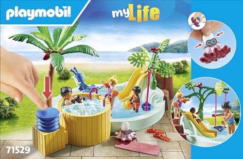 PLAYMOBIL | MyLife | Promo Pack Kinderbecken mit Whirlpool | detailreiches Spielzeug für Kinder ab 4 Jahren | 71529 – Ansicht 5