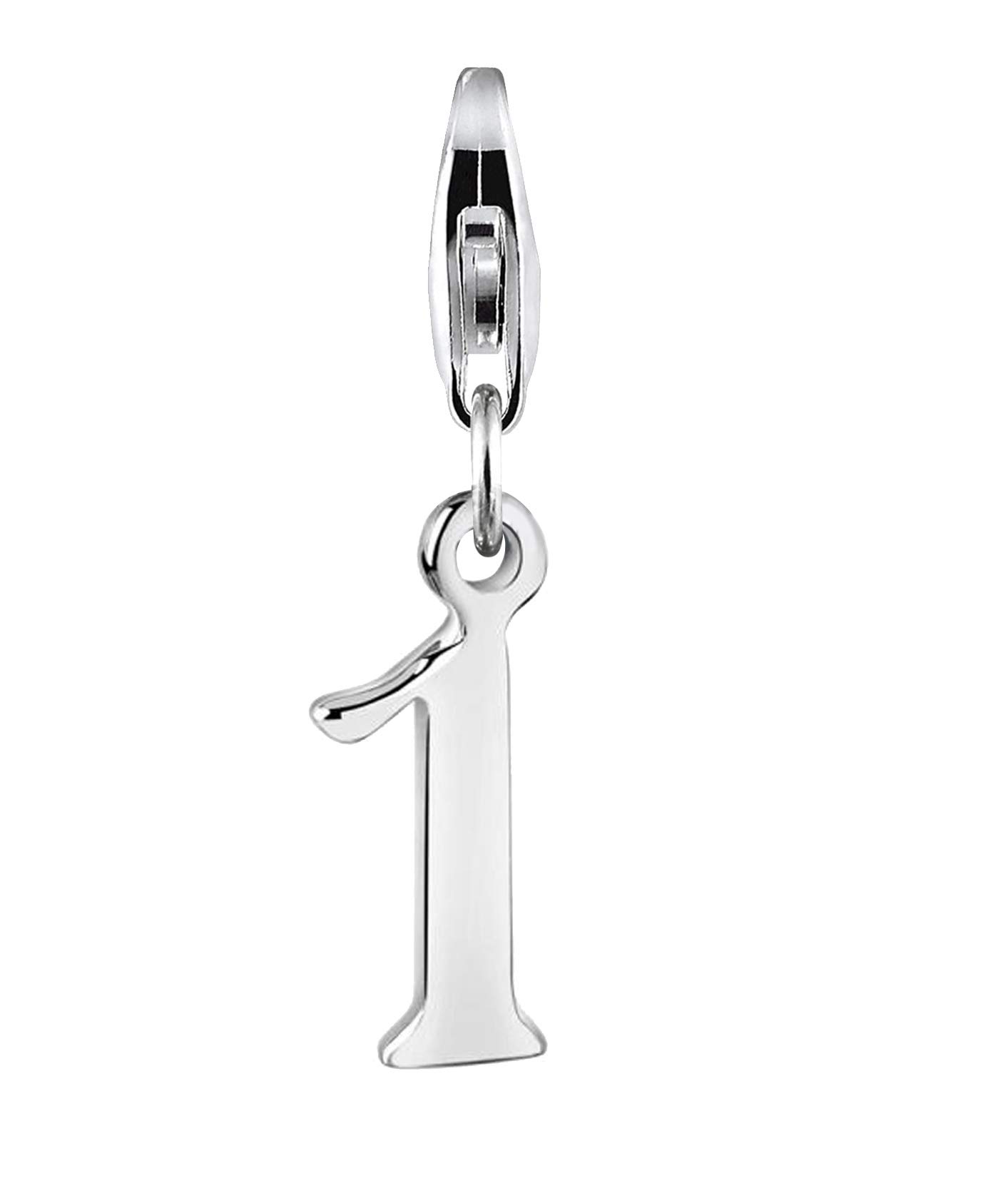 Nenalina charm numero 1 in argento per donna 713256-000