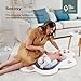 Babymoov SoCosy Baby Lounger for Newborn, Infant Support Cushion, Adjustable Leg Roll, Breathable Cotton, Grey