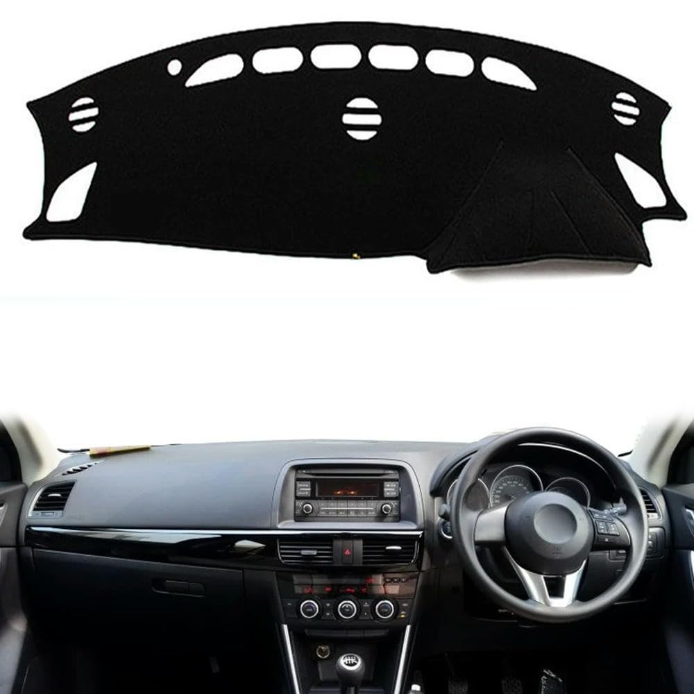 KSSCVN - Car Dashboard Cover Anti-Scratch Dash Cover Interior Dash Covers - for Mazda CX-5 CX5 KE 2013 2014 2015 2016