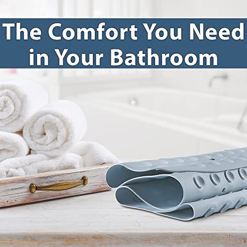 Comfilife B08XYJ2PJ4 Bath Mat For Bathroom Tub And Shower – Non Slip Extra Large Bathtub Mat With Drain Holes & Suction Cups – Machine Washable Rubber Mats To Keep Bathtub Clean thumb #7