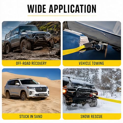 Corde de remorquage pour SUV et véhicule tout-terrain - 6