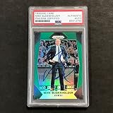 2017-18 Panini Prizm #110 Mike Budenholzer Signed Card AUTO PSA Slabbed Ha - Basketball Slabbed Rookie Cards