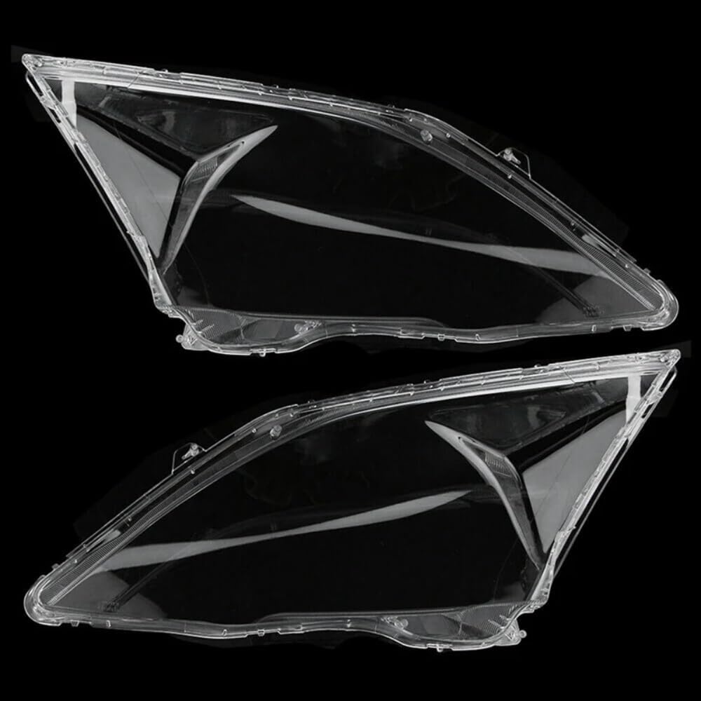 Car Headlight Lens Cover Compatible With CRV 2007 2008 2009 2010 2011 Car Front Left Right Side Headlight Lens Cover Headlamps Transparent Lampshade Lens Shell Cover