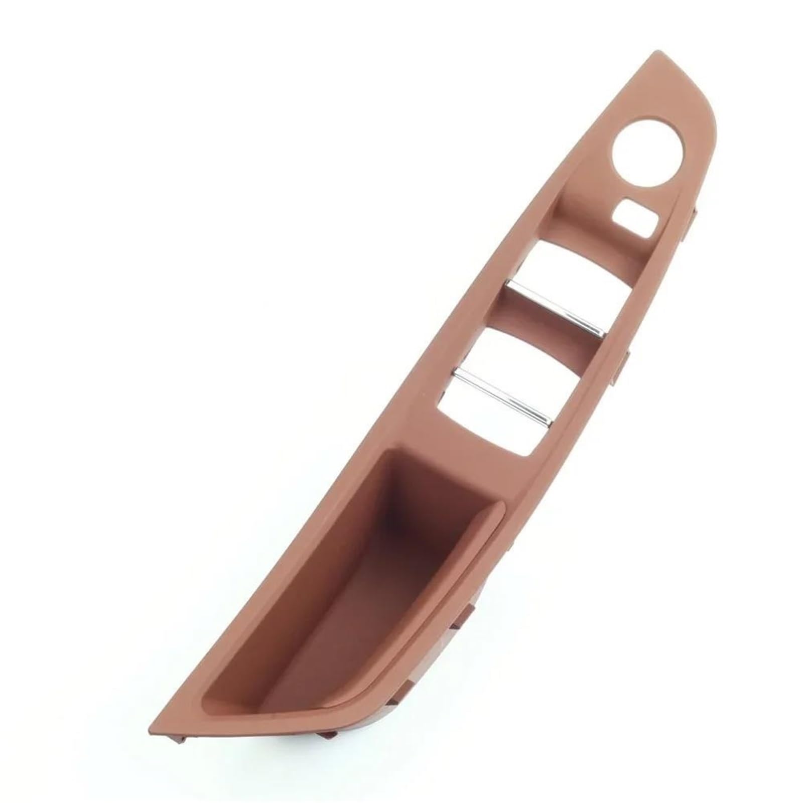 LVXVMOZEOK Interior Door Handle Armrest for 5 Series for F10 for F11 for F18 for 520 for 523 for 525 for 528 530 LHD Driver Side Armrest Door Handle Panel Cover(LHD Red Brown)