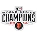 Hall of Fame Memorabilia 2014 MLB San Francisco Giants World Series Champions Logo Jersey Sleeve Patch