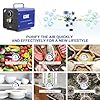 Ozone Generator for Water and Air, 45000mg/h Ozone Air Purifier Odor Eliminator with Timer for Bathroom, Kitchen, Pets, Cars, Smoke, Water, Fruits, Vegetables