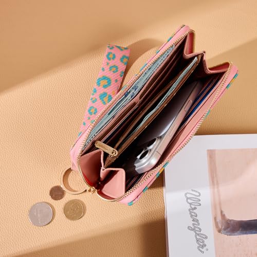 Image of X Wrangler Wristlet Western Wallet Boho Aztec Credit Card Holder for Women