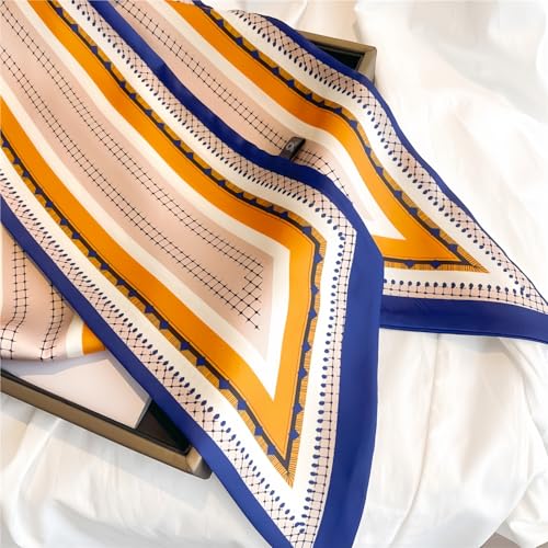 MINIDORA Satin Scarves for Women 59× 5.9 inches Elegant Silk Feeling Scarf for Bag Headwrap Lightweight Neck Tie4