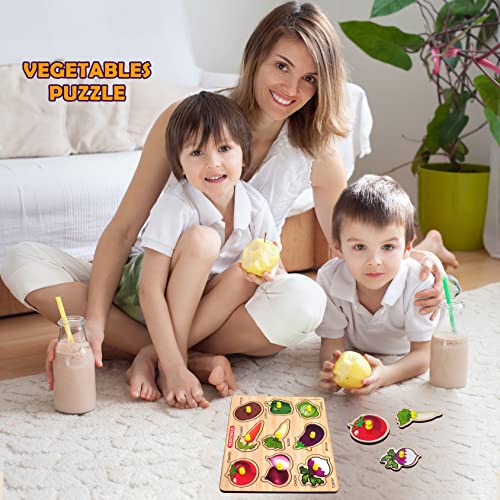 Image of Wooden Puzzles (Vegetables Wooden Puzzle Small)