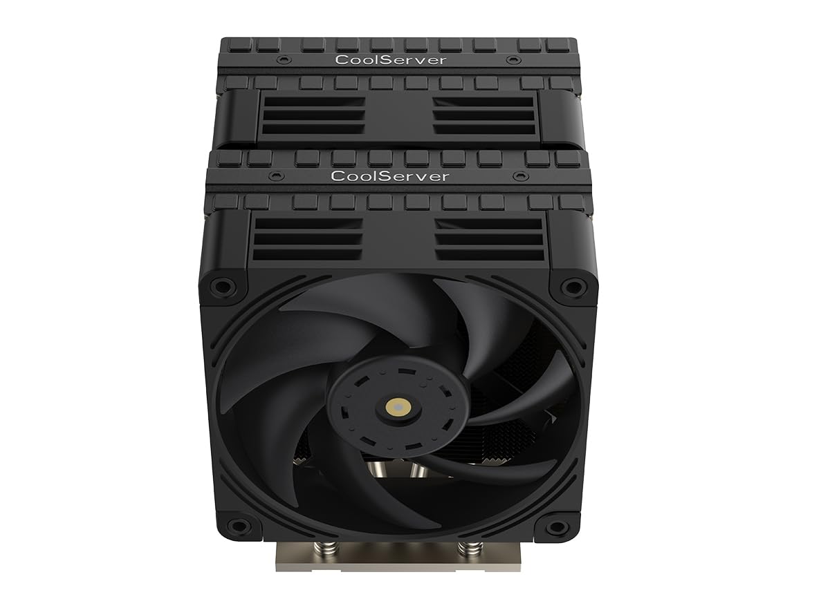 Active Heatsinks CPU Cooler for Epyc 9654 9554 Socket SP5 450W