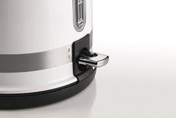 Ariete Moderna Su Isıtıcı Beyaz 2854/01 - Modern Kettle 1,7 Litre, 2000 Watt, Paslanmaz Çelik Gövde, Su Sıcaklığını Gösteren Termometre, 360° Kablosuz Taban