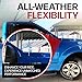Short Rubber Antenna for Ford F-150 (2009-2026) - Bronco (2021-2026) USA Stainless Steel Threading, 6 3/4 Inch Truck Accessory, Car Wash Proof, Easy Installation, Enhanced Reception w/Copper Coil