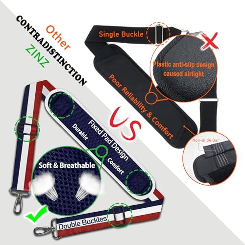 Image of ZINZ Bag Shoulder Strap, Padded Adjustable Shoulder Strap Replacement