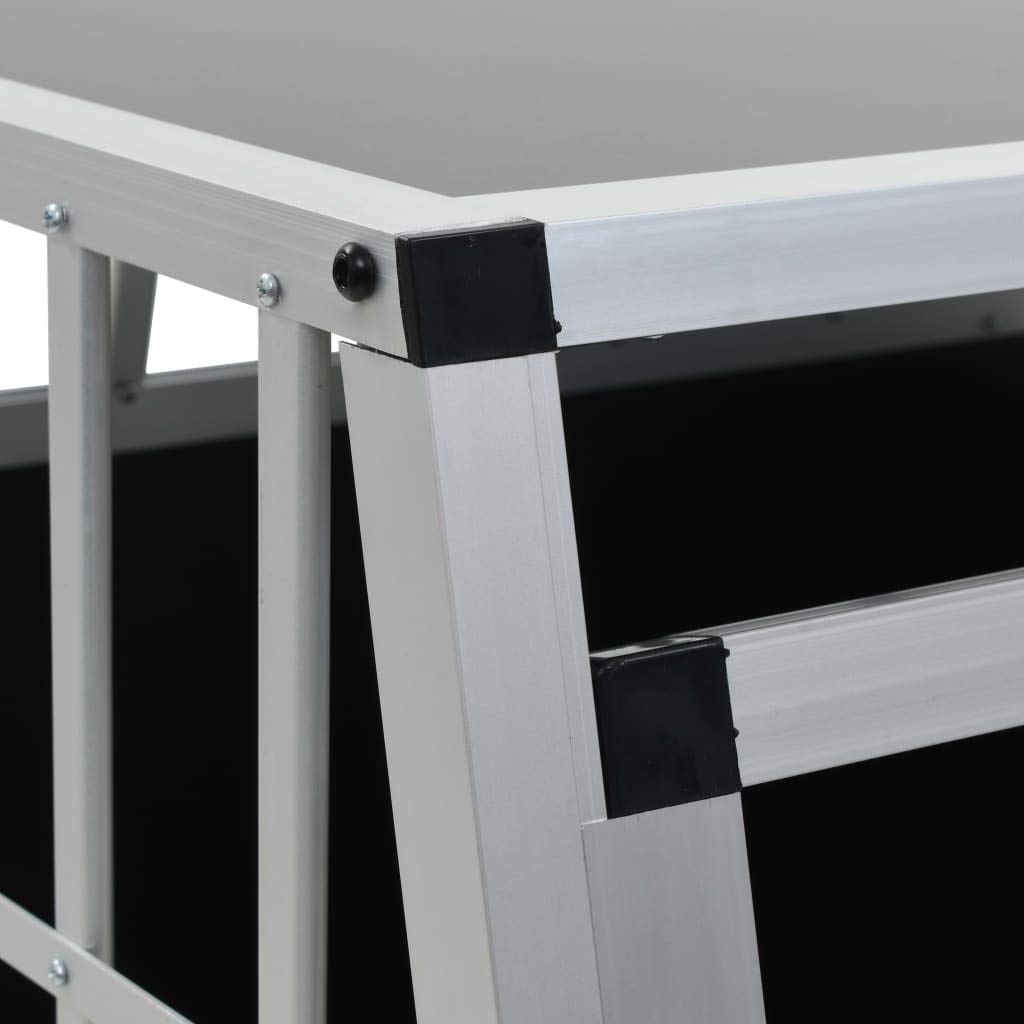 Festnight- Trasportino per Cani con Doppia Porta, Contenitori da Trasporto per Cani 94x88x69 cm