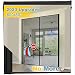 Mkicesky [Upgrade Version] Fiberglass Screen Curtain, Double Patio Mesh Cover for French/Sliding Full Frame Hook&Loop Fit Door Up to 58"x 79" Max-Newest 9.84" Magnet, Black