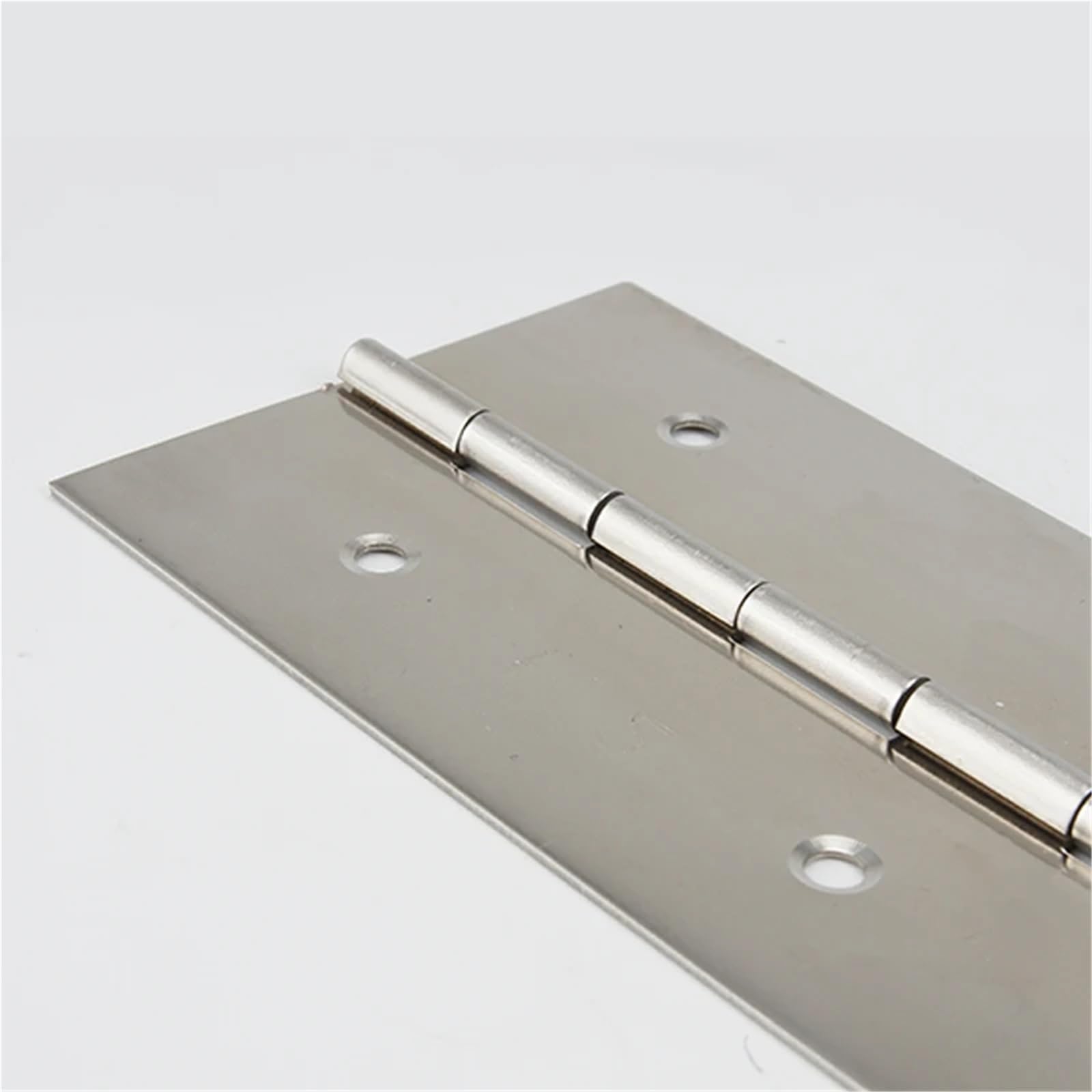 Bisagras de piano de alta resistencia, Bisagras for piano de acero inoxidable plateadas, 4 piezas, 6-20 pulgadas(20inch)