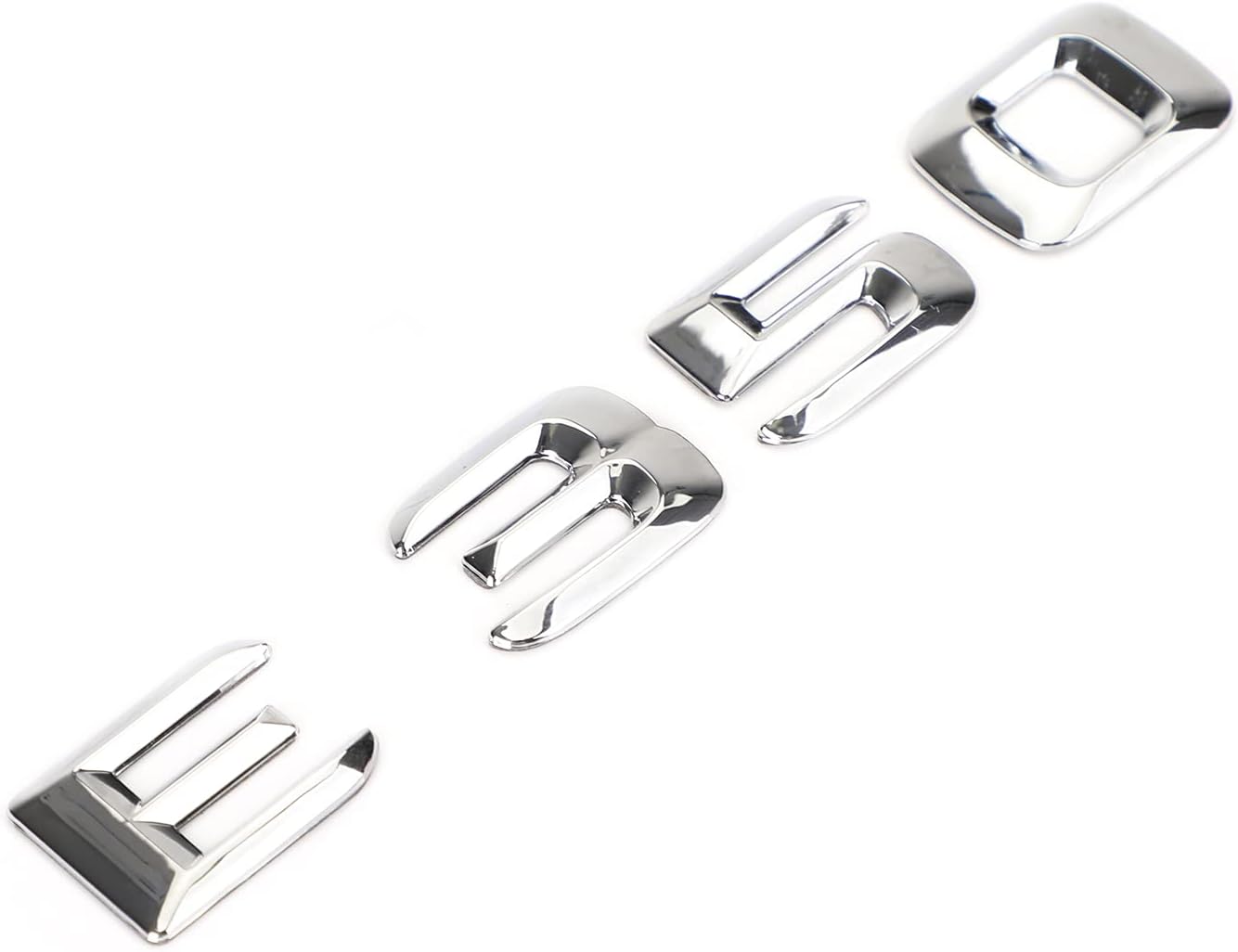 Amazon.com: Chrome Car Trunk Letters Badge Emblem Emblems for Mercedes ...
