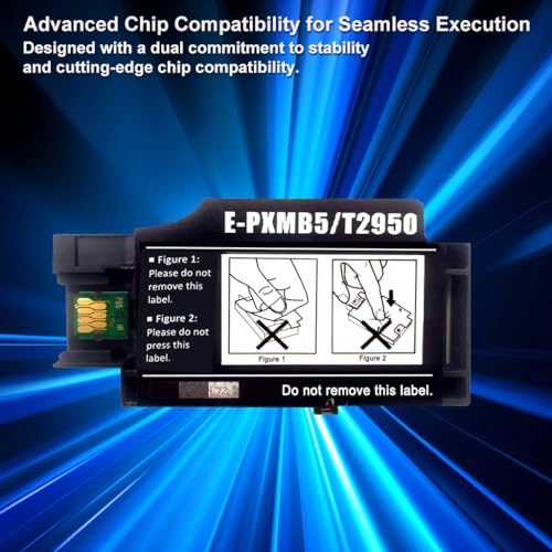 Caixa de manutenção de tinta T2950 remanufaturada para impressora jato de tinta Workforce WF-100 WF-