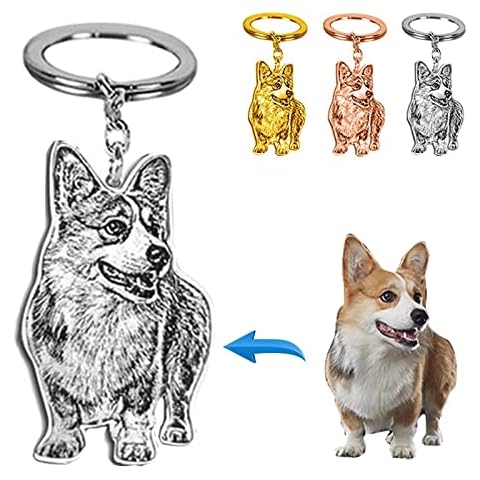 Llavero Personalizado Buaodam con Foto y Nombre para Mascotas y Gente Cover