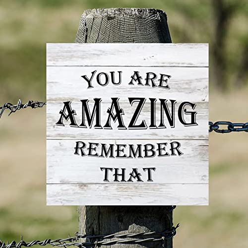 Décoration murale en bois You are Amazing pour égayer votre chambre ou salle de bain - 6