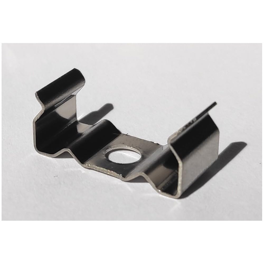Profili in Alluminio Nero da incasso TL1204 in barre da 2 mt per Strisce a Led con cover Opaca tappi e ganci (3 barre Nero (6 mt)