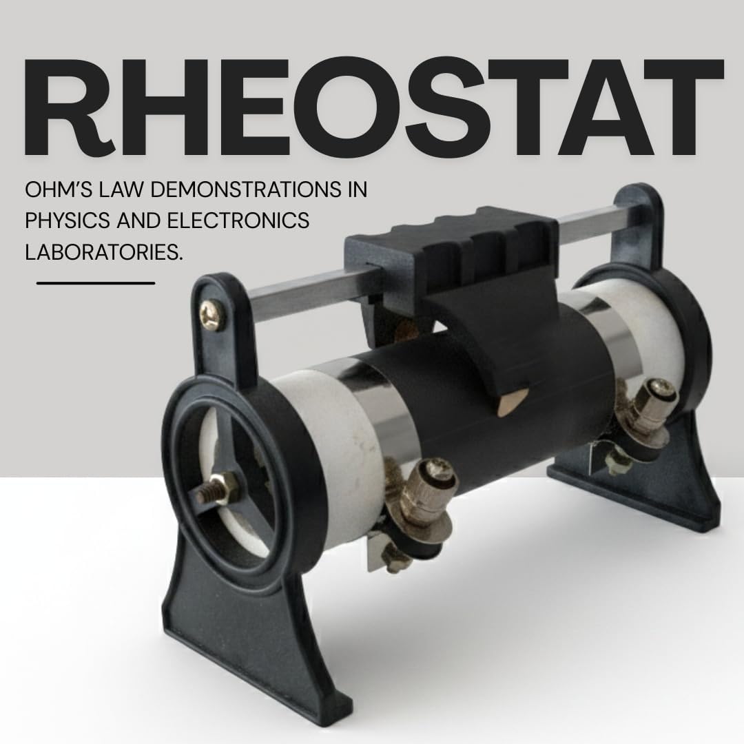 Sliding Rheostat 6-inch Ideal for Physics Labs in Schools and