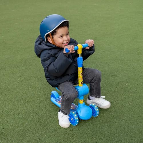 Image of Jetson Character Kids Kick Scooter, LED Lights on Stem & Light-Up Wheels, Lightweight Frame, Height-Adjustable Handlebar, Lean-to-Steer System, Easy-Fold Mechanism