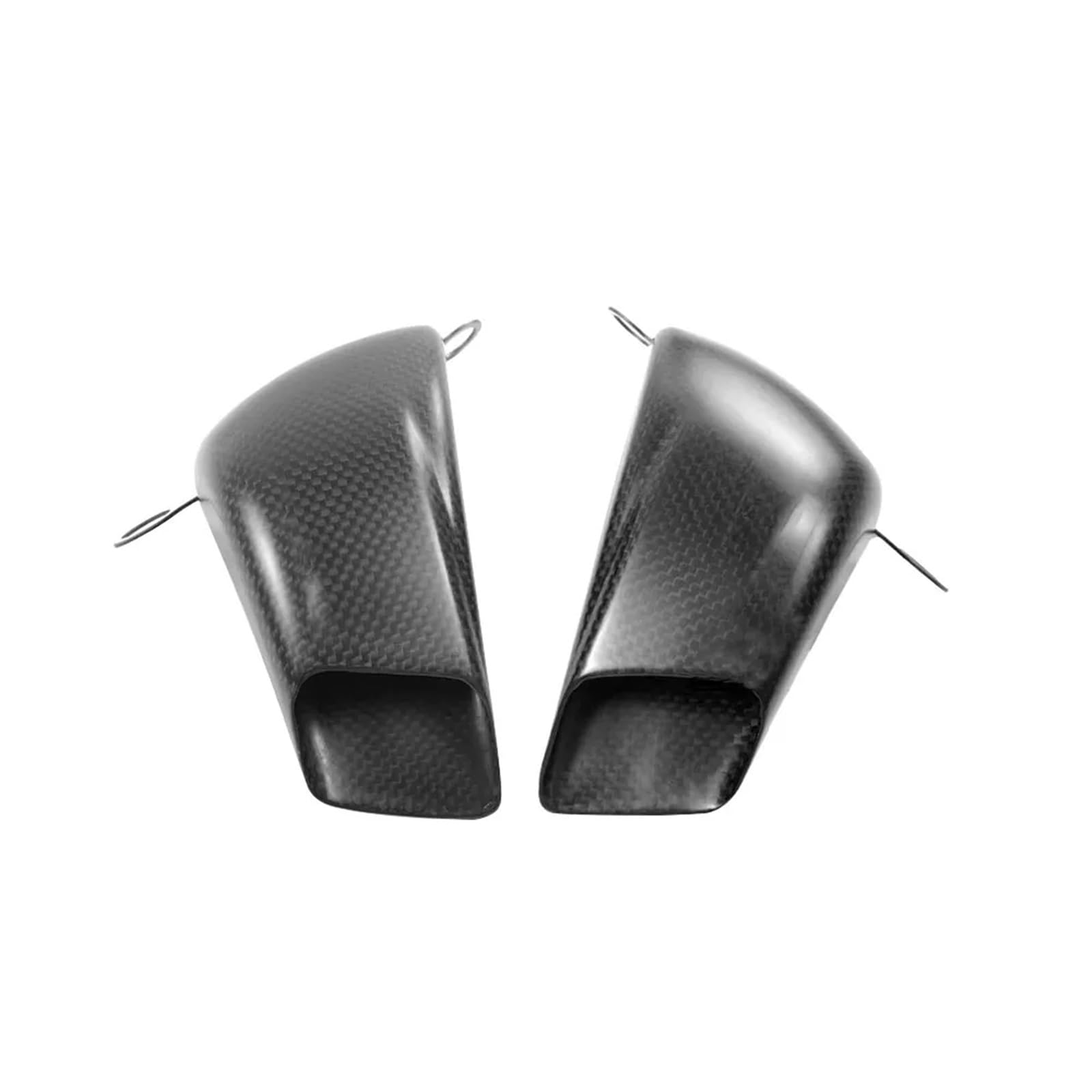 Conductos de refrigeración de aire de pinza Conductos de aire y cubierta del radiador de la pinza de la motocicleta compatibles con DUCATI PANIGALE V2 899 959 1199 1299 Hyper 950 Multistrada V4(Gloss)