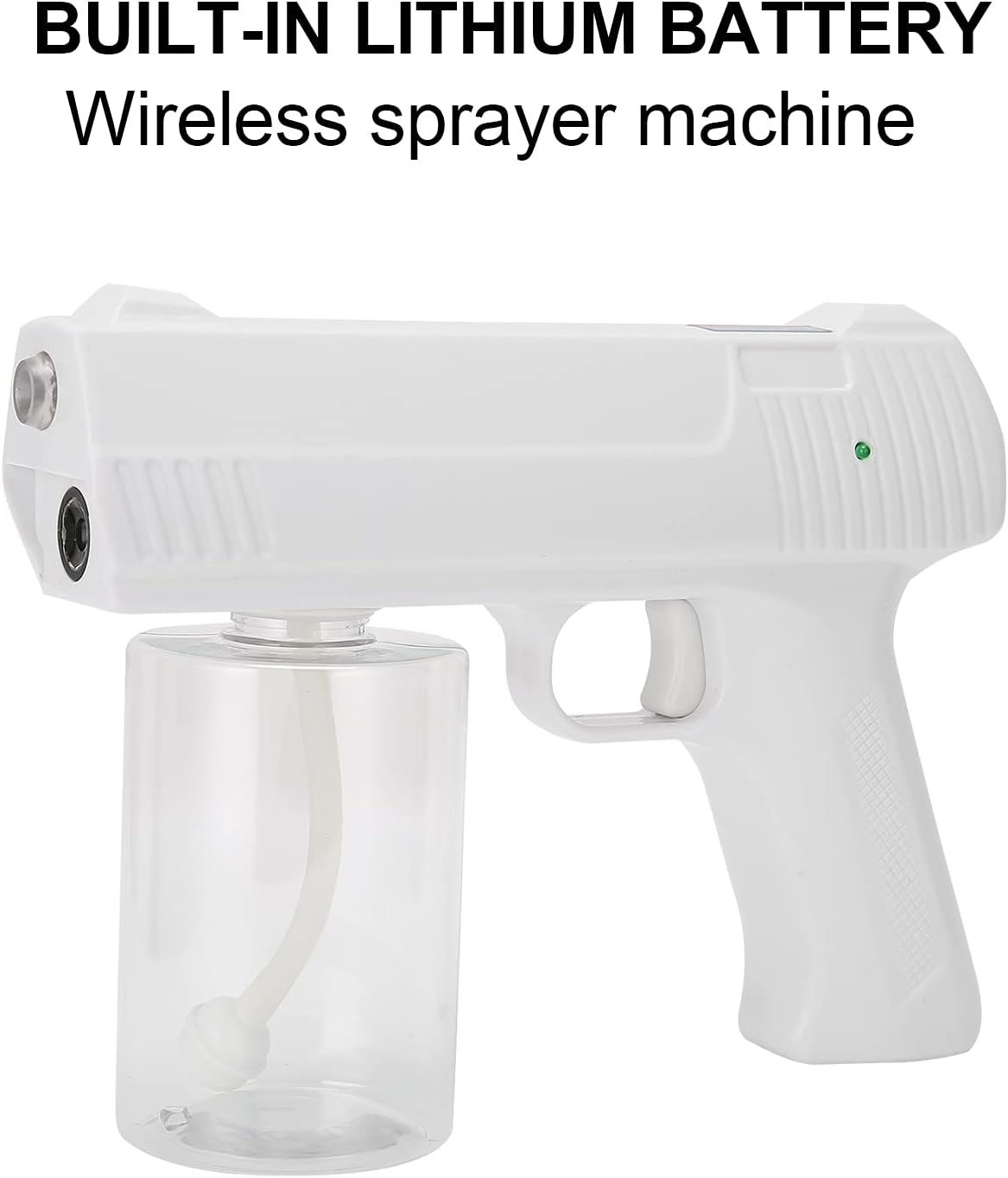 Light Nano Steam Gun Ultra Fine Aerosol Water Mist Trigger Sprayer Electric Sprayer Machine Moisturizing Hair Care Nano Atomizer Sprayer Fogger Machine for Home, Room, Office, School, Car