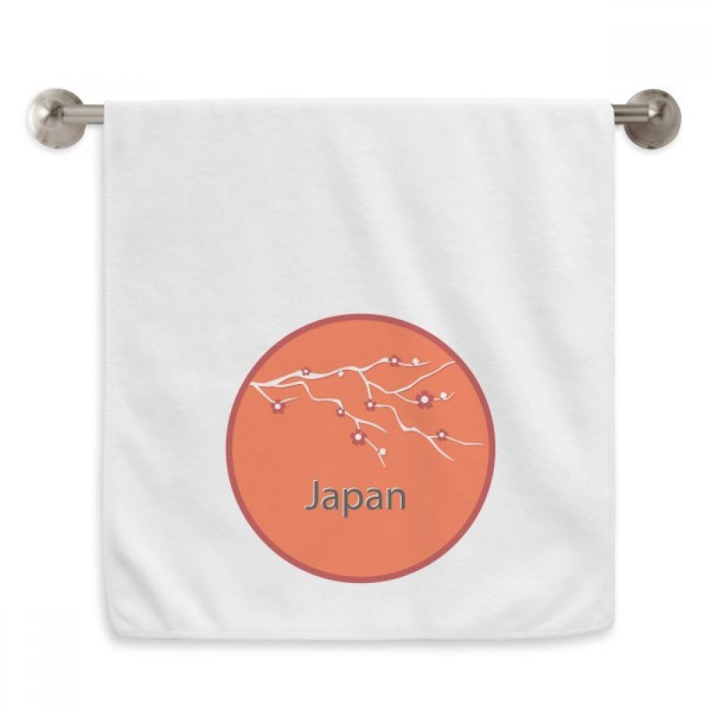 Serviettes moelleuses Japon Culture Sakura Art 13x29 pouces blanc