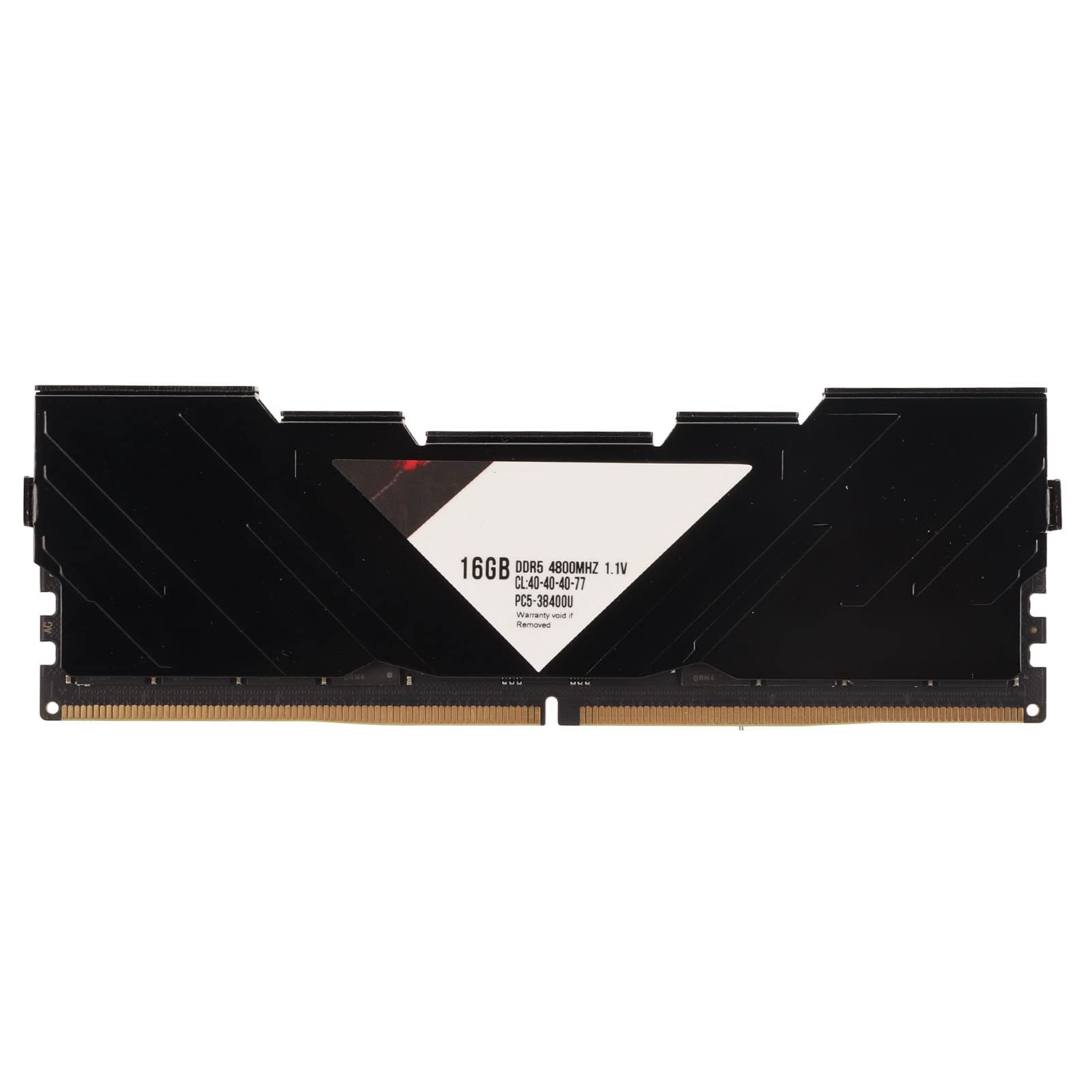 Naroote Memoria Compatta da 16 GB DDR5 RAM a Frequenza 4800 MHz per PC, Tempi di Risposta Rapidi per Schede Madri DDR5 (BLACK)