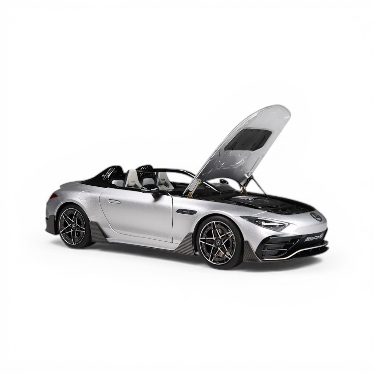 Mercedes-AMG PureSpeed Modellauto in 1:18 | Premium Diecast Speedster-Miniatur, HALO-System, Öffnende Türen, Motorhaube & Kofferraum, Detailreiches Interieur