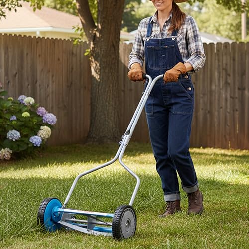 Image of American Lawn Mower Company 2204-14 14-Inch 4-Blade Push Reel Lawn Mower
