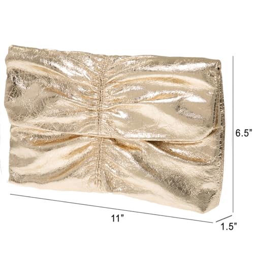 Image of JNB Faux Leather Envelope Clutch Purse