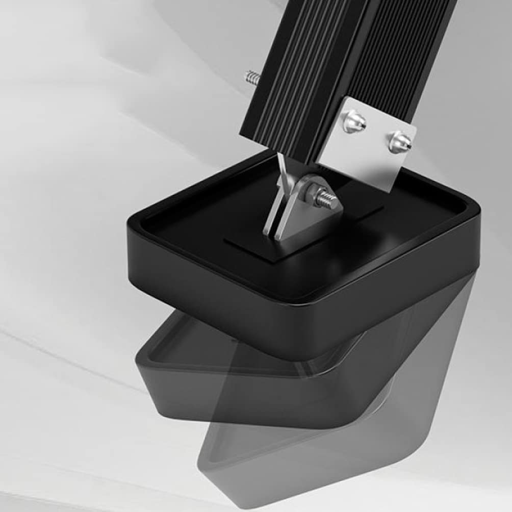 Scala pieghevole in lega di alluminio a 8 gradini con teles il - Multifunzione per uso interno/esterno, design retrattile salvaspazio per un facile accesso e Sto