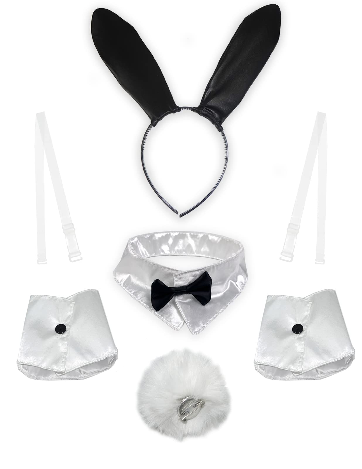 paloli Women Mai Sakurajima Cosplay Costume, One Piece Sexy Bunny Girl Bodysuit Set