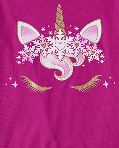 Image of The Children's Place Girls' Unicorns,Sports,Princess Long Sleeve Graphic T-Shirts