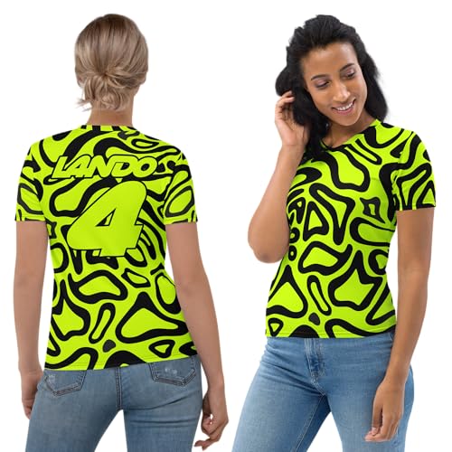 Mooving Merch Lando Norris 4 Formula Racing Team 'Blob' T-Shirt - Ladies M
