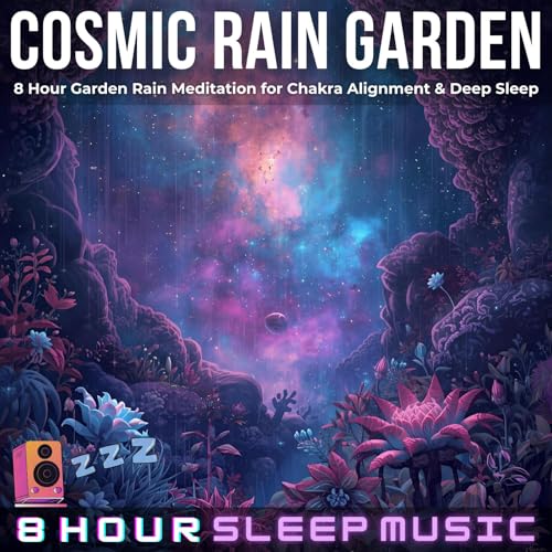 Page de couverture de 🎋 Cosmic Rain Garden | 8 Hour Meditation for Chakra Alignment & Deep Spiritual Cleanse 🕉️