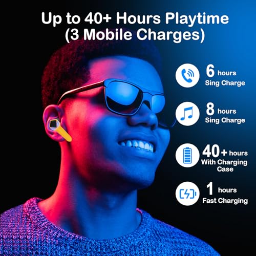 Auriculares Bluetooth inalambricos LEEPENK F3 con funda de carga 4