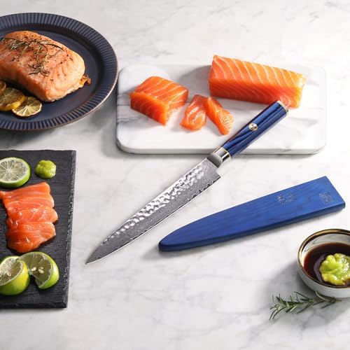 Cangshan KITA Series 8-Inch Chef's Knife with Sheath, High Carbon X-7 Damascus Steel, 501387 - Thumbnail 3