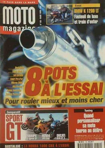 Moto Magazine - 8 pots a l'essai - 155
