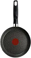 Frigideira Rochedo Robusta Grafite 20cm com Antiaderente Resist 3X, Reforçado com Partículas Minerais, Alta Espessura, Base Limpa Fácil e Thermo-Sinal