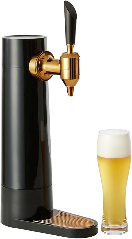 GREEN HOUSE Último modelo Dispensador de cerveza de barril Mini barril | Recargable por USB, compatible con todas las cervezas enlatadas y embotelladas, espuma de dos capas, hace que la cerveza tenga un sabor profundo y suave