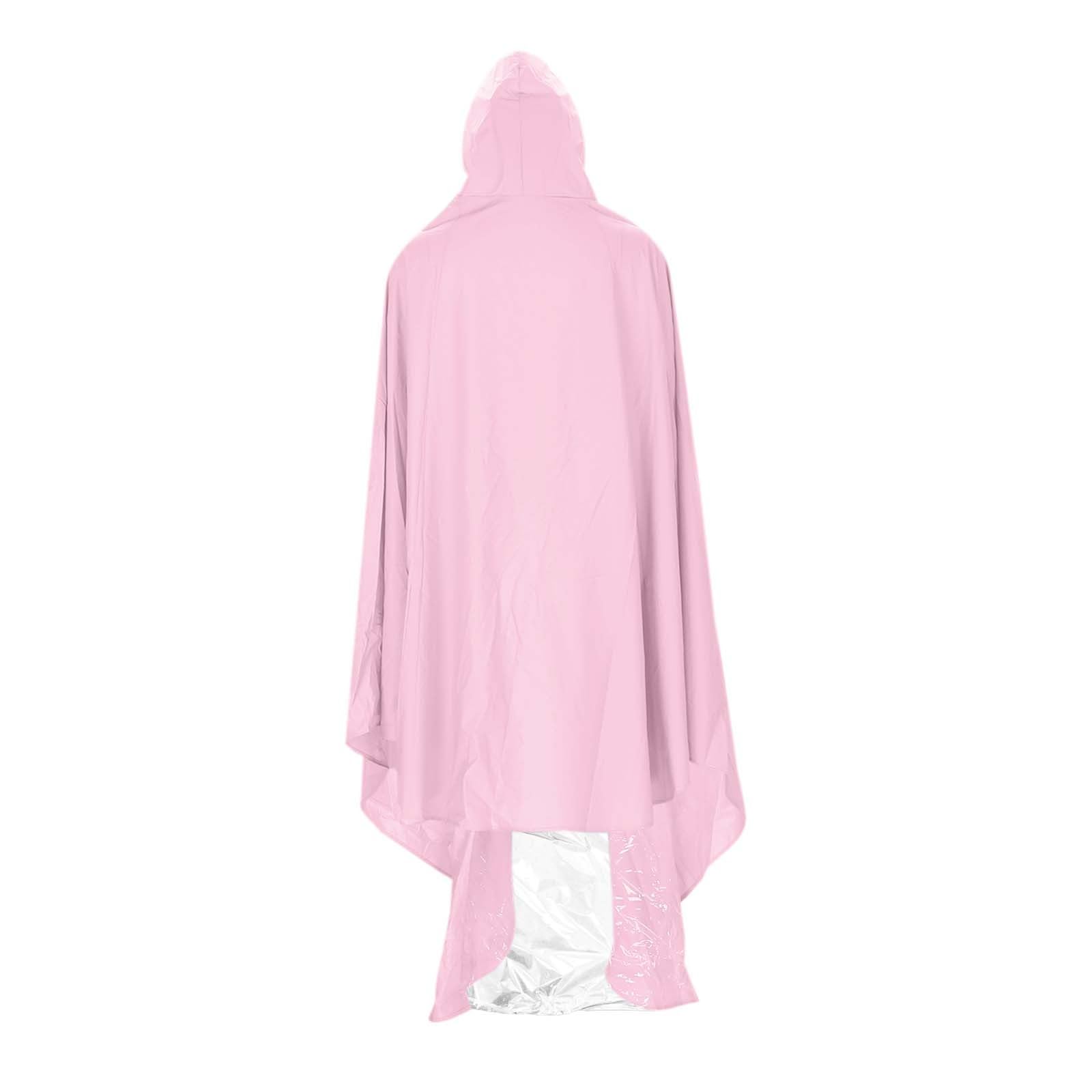Generisch Impermeable de bicicleta para adultos con longitud extendida y espesor reforzado cubierta completa Ciclismo Poncho de lluvia para