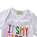 KIDSA Baby Toddler Little Girls It's My Birthday Print Shirt Tutu Skirt Dress Outfit Set